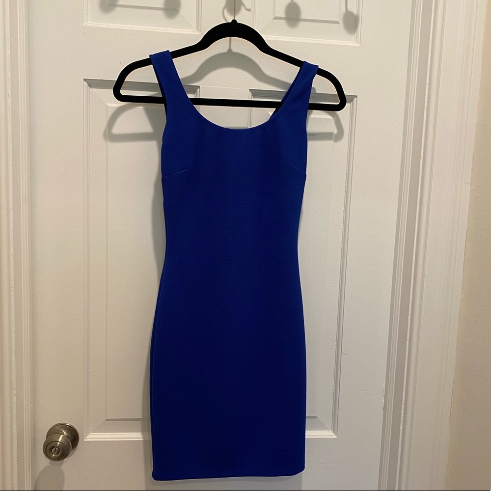 Love...Ady Textured V-Back Mini Dress